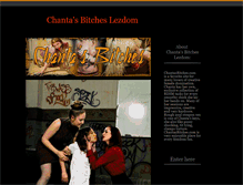 Tablet Screenshot of chantasbitcheslezdom.com